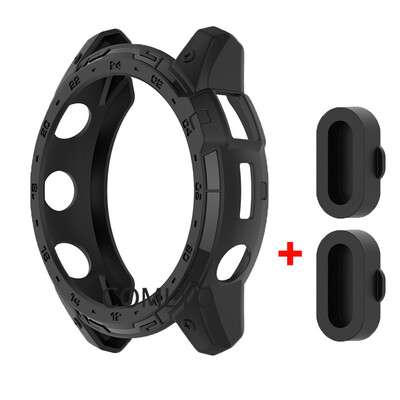 За Garmin Tactix 7 Pro Enduro 2 Fenix 7X Case TPU броня Защитен капак на обвивката Порт за зареждане Прахоустойчив щепсел