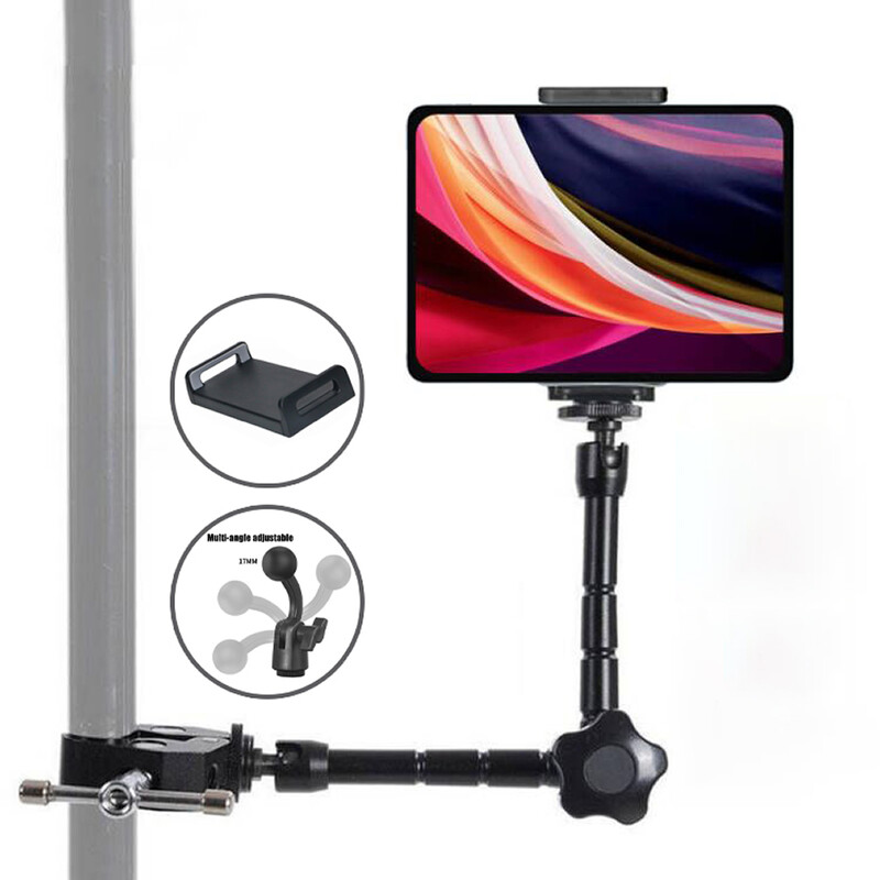 4-12.9 inčni držač tableta za automobil Magic Arm Stezaljka s 1/4 adapterom za iPad Naslonac za stražnje sjedalo Telefon Dodaci za tablete u automobilu