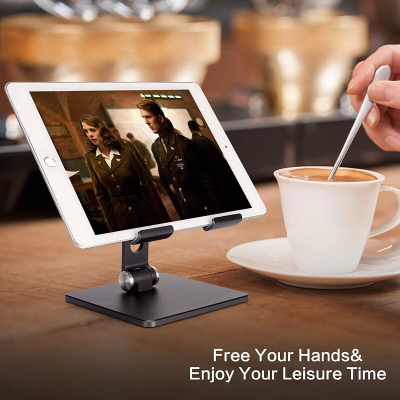 Stalak za držač telefona od aluminijske legure Podrška za mobilni pametni telefon Stolni stol za tablete Prijenosni metalni držač za mobitel za iPhone iPad