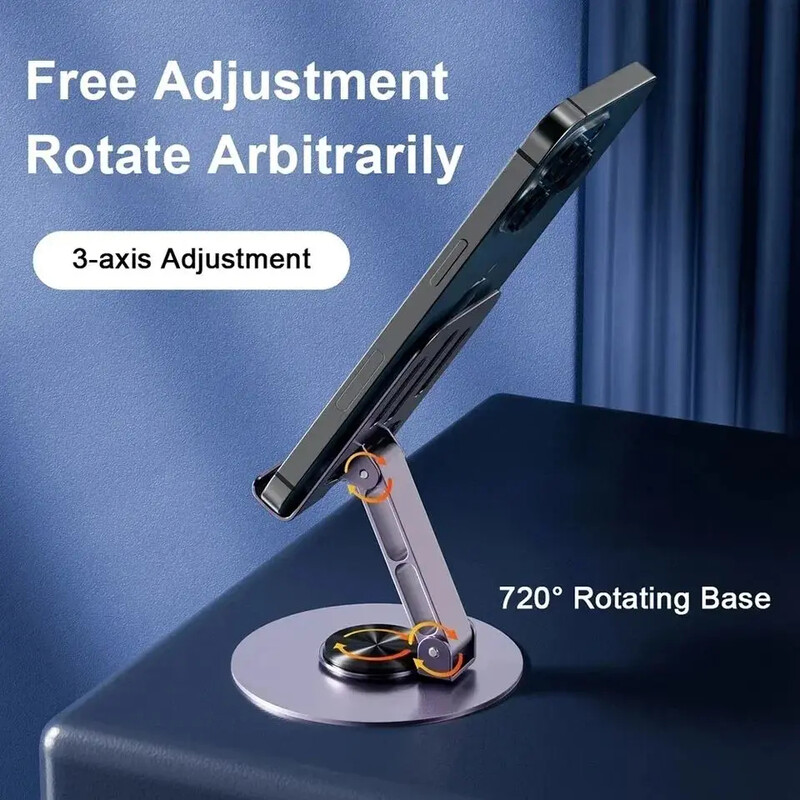Univerzalni prijenosni držač za tablet od aluminijske legure za iPad, držač za iPhone, tablet, postolje za mobilni telefon, podesivo, fleksibilno