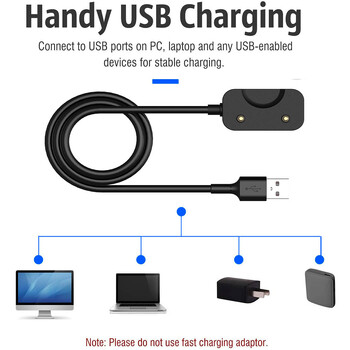 Επίσημη φόρτιση USB Type-C για Samsung Galaxy Fit 3 R390 Dock Charger Adapter Καλώδιο φόρτισης καλώδιο τροφοδοσίας Αξεσουάρ Galaxy Fit3