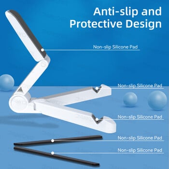 Πτυσσόμενη Universal Tablet Stand Lazy Pad Υποστήριξη Τηλέφωνο Βάση τηλεφώνου Βάση τηλεφώνου για Samsung Huawei Xiaomi IPhone IPad 10.2 9.7