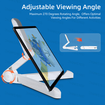 Πτυσσόμενη Universal Tablet Stand Lazy Pad Υποστήριξη Τηλέφωνο Βάση τηλεφώνου Βάση τηλεφώνου για Samsung Huawei Xiaomi IPhone IPad 10.2 9.7