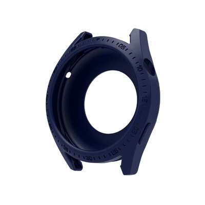 Калъф за калъф за Huawei GT3 46 мм силиконов протектор за екран Цветна защита на покритието с мащаб Аксесоари за часовник