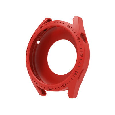 Калъф за калъф за Huawei GT3 46 мм силиконов протектор за екран Цветна защита на покритието с мащаб Аксесоари за часовник