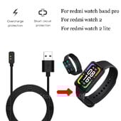 1M USB кабел за зареждане за Redmi smart band pro Магнитно зарядно за Xiaomi Redmi watch2 watch 2 lite Кабел за бързо зареждане Докинг станция