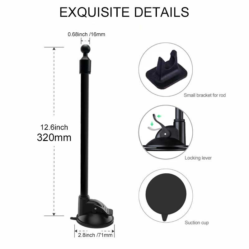 Držač tableta u automobilu Duga ruka Vakumski nosač za iPad Pro Air 4-13'' Xiaomi Tablet SUV Kamion Dizalo vozila Uber Prozor vjetrobranskog stakla