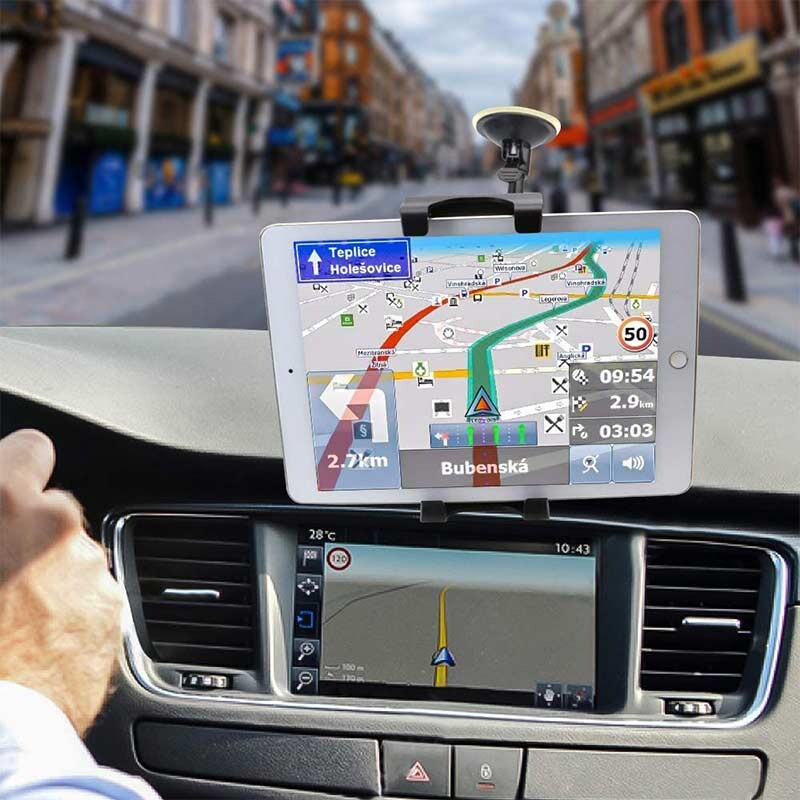 Držač tableta u automobilu Duga ruka Vakumski nosač za iPad Pro Air 4-13'' Xiaomi Tablet SUV Kamion Dizalo vozila Uber Prozor vjetrobranskog stakla