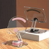 Planšetinio kompiuterio stalinis stovas, tinkamas iPad Pro 9.7 Air 4 5 Mini 6 11 Mi Pad Skaidrus akrilo stalinis telefono stovas