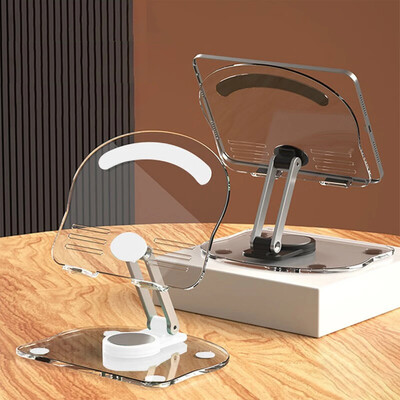 Planšetinio kompiuterio stalinis stovas, tinkamas iPad Pro 9.7 Air 4 5 Mini 6 11 Mi Pad Skaidrus akrilo stalinis telefono stovas