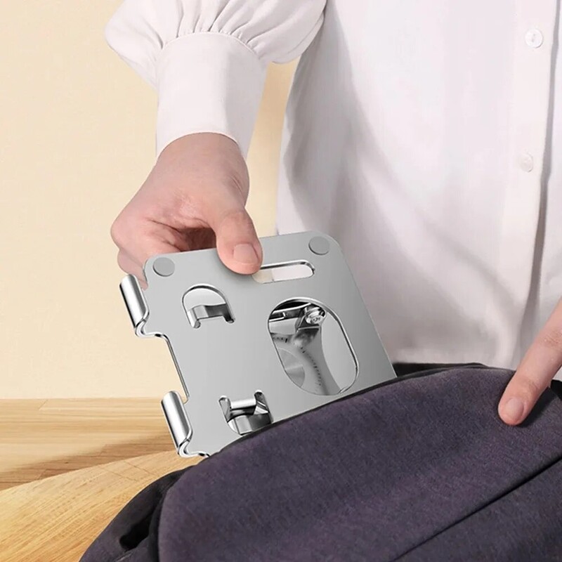 Сгъваема стойка за скоба за таблет Въртяща се на 360 градуси вдлъбната държача за тетрадка Бюро за 4,7-12-инчова стойка за таблет за аксесоари за Ipad