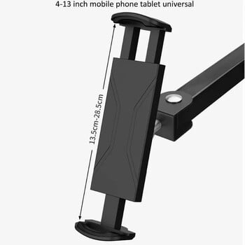 1 τεμ. Βάση επιτοίχιας βάσης Tablet Long Arm Stretchable Κινητό Τηλέφωνο Τηλέφωνο Ρυθμιζόμενη Μεταλλική Επιτοίχια βάση iPad για IPhone 4-13 ίντσες