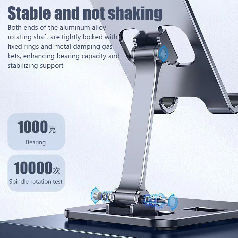 Универсален преносим държач за таблет от алуминиева сплав за iPad Air Pro Mini Стойка за таблет Регулируема гъвкава стойка за мобилен телефон