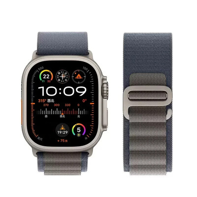 Каишка Alpine за каишки на Apple Watch 44 мм 40 мм 49 мм 45 мм 41 мм 38 мм 42 мм Найлонова гривна Iwatch Ultra 2 Series 9 3 4 5 6 7 8 SE Колан