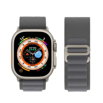 Каишка Alpine за каишки на Apple Watch 44 мм 40 мм 49 мм 45 мм 41 мм 38 мм 42 мм Найлонова гривна Iwatch Ultra 2 Series 9 3 4 5 6 7 8 SE Колан