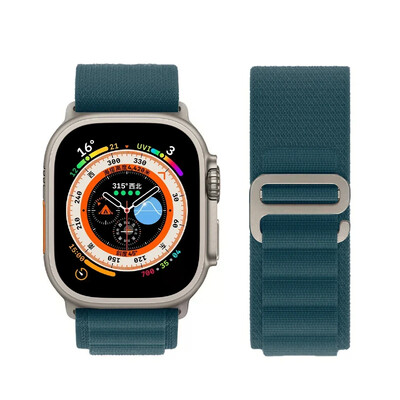 Каишка Alpine за каишки на Apple Watch 44 мм 40 мм 49 мм 45 мм 41 мм 38 мм 42 мм Найлонова гривна Iwatch Ultra 2 Series 9 3 4 5 6 7 8 SE Колан