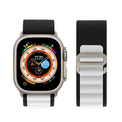 Каишка Alpine за каишки на Apple Watch 44 мм 40 мм 49 мм 45 мм 41 мм 38 мм 42 мм Найлонова гривна Iwatch Ultra 2 Series 9 3 4 5 6 7 8 SE Колан