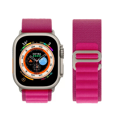 Каишка Alpine за каишки на Apple Watch 44 мм 40 мм 49 мм 45 мм 41 мм 38 мм 42 мм Найлонова гривна Iwatch Ultra 2 Series 9 3 4 5 6 7 8 SE Колан
