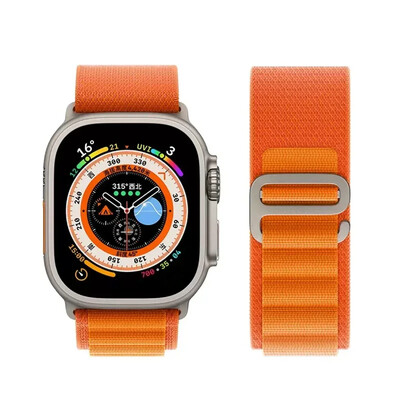 Каишка Alpine за каишки на Apple Watch 44 мм 40 мм 49 мм 45 мм 41 мм 38 мм 42 мм Найлонова гривна Iwatch Ultra 2 Series 9 3 4 5 6 7 8 SE Колан