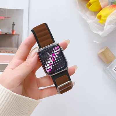 Каишка Alpine за каишки на Apple Watch 44 мм 40 мм 49 мм 45 мм 41 мм 38 мм 42 мм Найлонова гривна Iwatch Ultra 2 Series 9 3 4 5 6 7 8 SE Колан