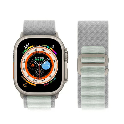 Каишка Alpine за каишки на Apple Watch 44 мм 40 мм 49 мм 45 мм 41 мм 38 мм 42 мм Найлонова гривна Iwatch Ultra 2 Series 9 3 4 5 6 7 8 SE Колан