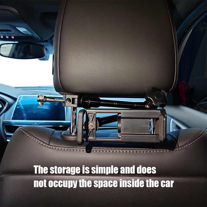 Držač za tablet od 4-11 inča u automobilu Čarobna stezaljka za ruku s adapterom od 1/4" za iPad Nosač za stražnje sjedalo Telefon Dodaci za tablete u automobilu