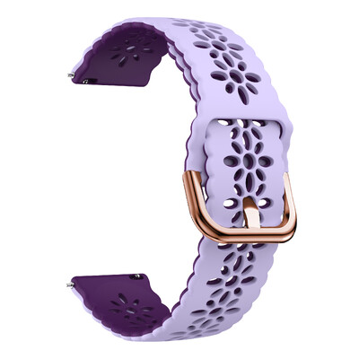 Zamjenske trake od 20 mm za Amazfit GTR Mini Ženska narukvica s čipkastom narukvicom GTS 4 Mini/2/2e/Bip3 Pro Dodaci od silikonske narukvice