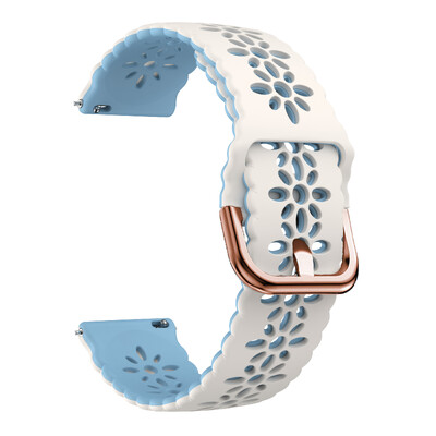 Zamjenske trake od 20 mm za Amazfit GTR Mini Ženska narukvica s čipkastom narukvicom GTS 4 Mini/2/2e/Bip3 Pro Dodaci od silikonske narukvice