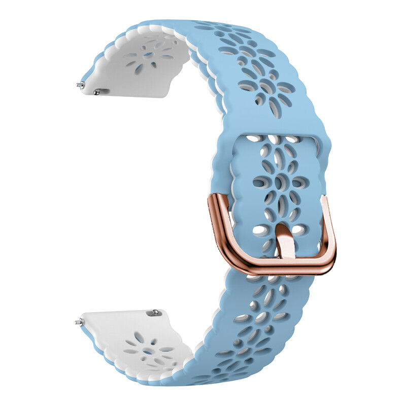 Zamjenske trake od 20 mm za Amazfit GTR Mini Ženska narukvica s čipkastom narukvicom GTS 4 Mini/2/2e/Bip3 Pro Dodaci od silikonske narukvice