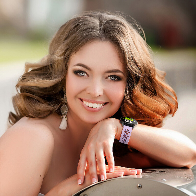 Zamjenske trake od 20 mm za Amazfit GTR Mini Ženska narukvica s čipkastom narukvicom GTS 4 Mini/2/2e/Bip3 Pro Dodaci od silikonske narukvice