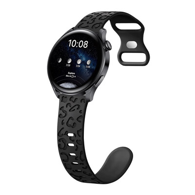 20mm remen za Samsung Galaxy Watch 6/5/5 pro/4/6 classic Silicone correa Sport Gravirana leopard narukvica Huawei GT 4-3-2 remen