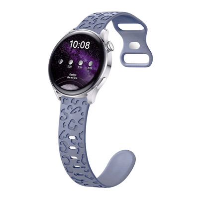 20mm remen za Samsung Galaxy Watch 6/5/5 pro/4/6 classic Silicone correa Sport Gravirana leopard narukvica Huawei GT 4-3-2 remen