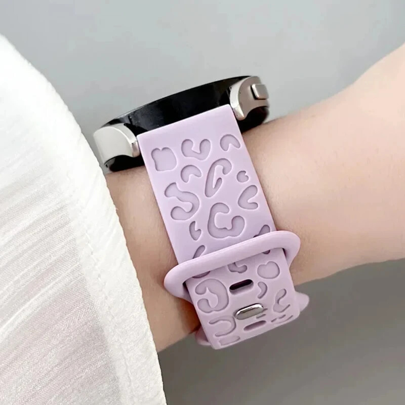 20mm remen za Samsung Galaxy Watch 6/5/5 pro/4/6 classic Silicone correa Sport Gravirana leopard narukvica Huawei GT 4-3-2 remen