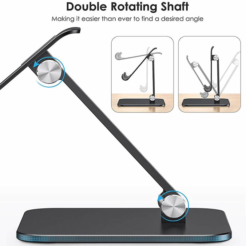 Stalak za tablet Desktop Podesivi sklopivi držač Dock Cradle za iPad Pro 12.9 11 10.2 Air Mini 2020 Samsung Xiaomi Mi Pad Huawei
