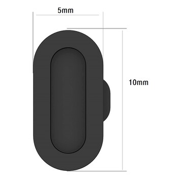 10PCS θύρα φορτιστή Dust Plug for Garmin Forerunner 165 965 955 265 255 55 158 45 Instinct 2X 2s Venu 3 3s SQ2 Enduro 2 Cover