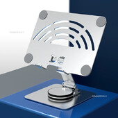 Държач за таблет за IPad Pro Стойка 360° ротация Преносима сгъваема алуминиева скоба за настолен компютър Поддръжка за лаптоп Xiaomi Samsung Tab