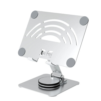 Държач за таблет за IPad Pro Стойка 360° ротация Преносима сгъваема алуминиева скоба за настолен компютър Поддръжка за лаптоп Xiaomi Samsung Tab