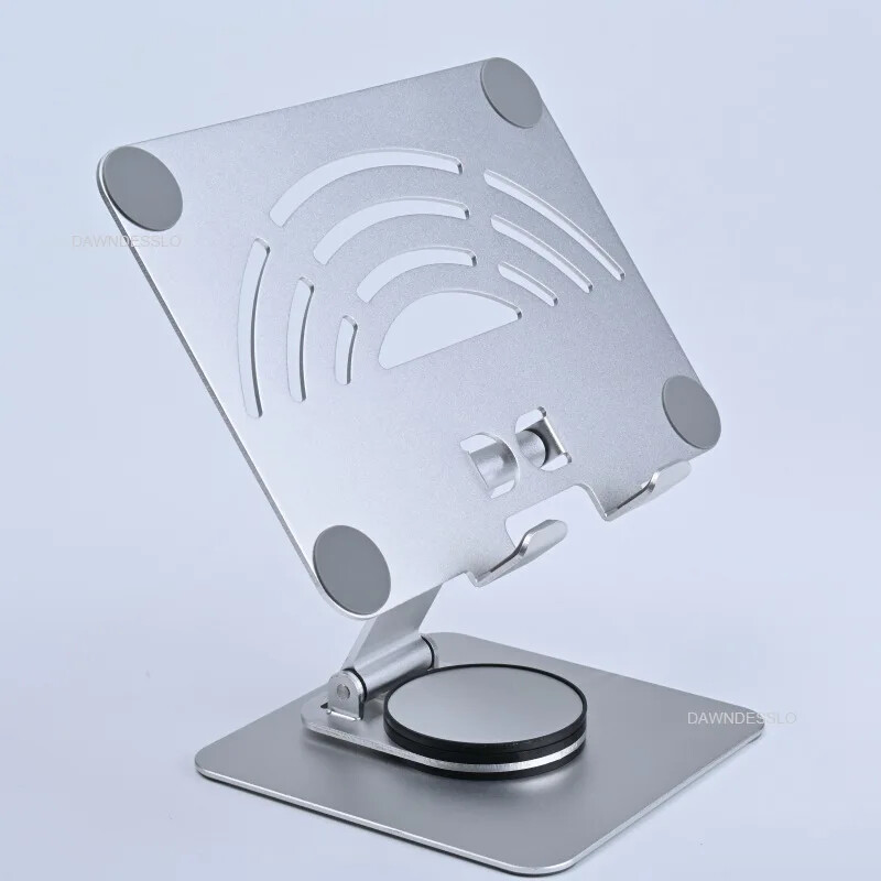 Държач за таблет за IPad Pro Стойка 360° ротация Преносима сгъваема алуминиева скоба за настолен компютър Поддръжка за лаптоп Xiaomi Samsung Tab