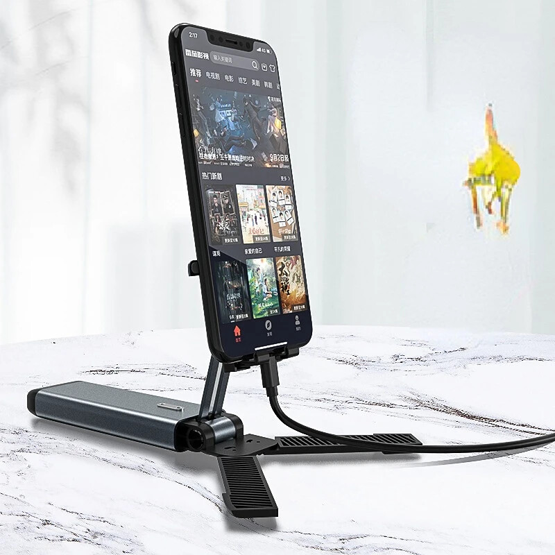 Sulankstomas universalus planšetinio kompiuterio laikiklio stovo laikiklis Reguliuojamas stalinis stovas stovas Trikojis stalo stalo palaikymas, skirtas iPhone IPad Mini Air