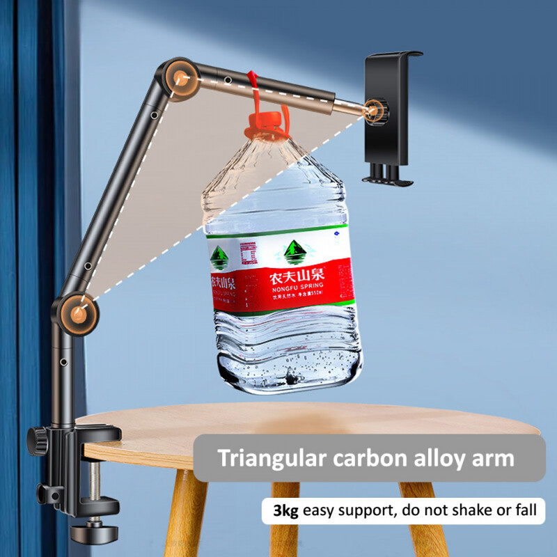 Držač za tablet s dugim rukama, stalak za 4 do 12,9 inča, podesivi 360, tablet, pametni telefon, krevet, stolni lijeni držač, nosač, podrška za Ipad