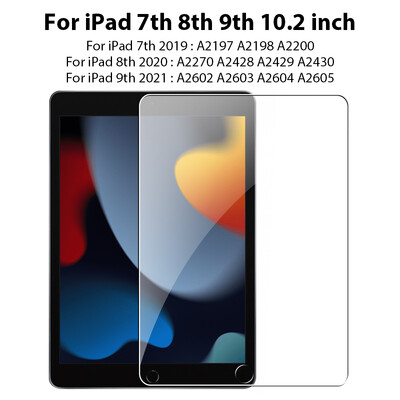 Tempered Glass For Ipad Pro 13 11 M4 12.9 10 9 10th 9th Generation Air 11 M2 5 4 3 2 Mini 6 10.2 10.9 2024 Screen Protector Film