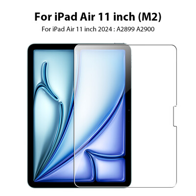 Tempered Glass For Ipad Pro 13 11 M4 12.9 10 9 10th 9th Generation Air 11 M2 5 4 3 2 Mini 6 10.2 10.9 2024 Screen Protector Film
