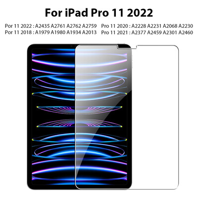 Tempered Glass For Ipad Pro 13 11 M4 12.9 10 9 10th 9th Generation Air 11 M2 5 4 3 2 Mini 6 10.2 10.9 2024 Screen Protector Film