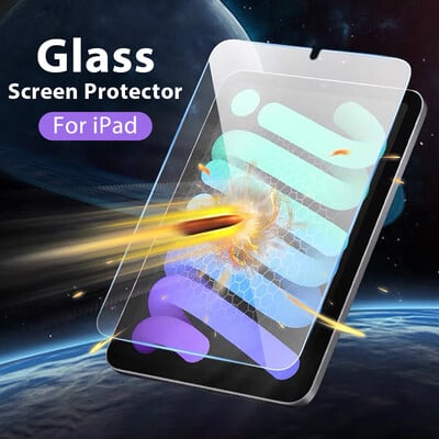 Закалено стъкло за iPad Mini 7 6 10th 10 Generation 12.9 12 9 Screen Protector за iPad Pro 13 11 M4 M2 Air 5 4 9th 8th 7th Film