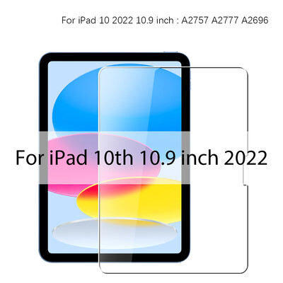 Tempered Glass For iPad Mini 7 6 10th 10 Generation 12.9 12 9 Screen Protector for iPad Pro 13 11 M4 M2 Air 5 4 9th 8th 7th Film