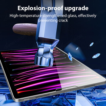 Tempered Glass For iPad 10th Generation Pro 11 12.9 13 M2 M4 Screen Protector for iPad Air 11 5 4 3 Mini 6 7th 8th 9th 10.2 Film