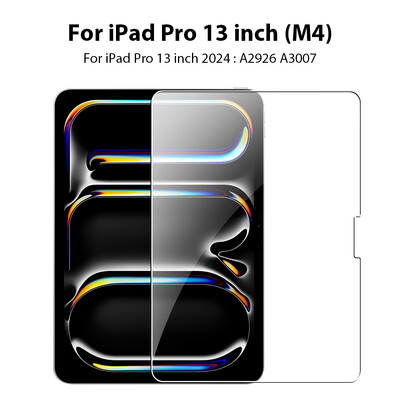 Tempered Glass For iPad 10th Generation Pro 11 12.9 13 M2 M4 Screen Protector for iPad Air 11 5 4 3 Mini 6 7th 8th 9th 10.2 Film
