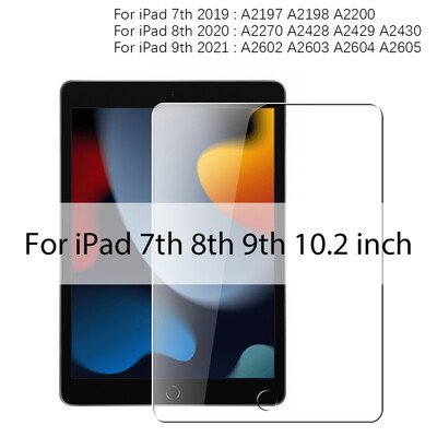 Tempered Glass For iPad 10th Generation Pro 11 12.9 13 M2 M4 Screen Protector for iPad Air 11 5 4 3 Mini 6 7th 8th 9th 10.2 Film