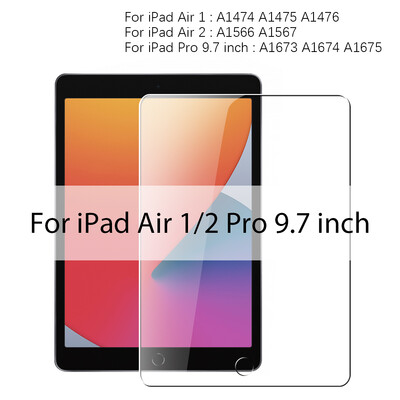Tempered Glass For iPad 10th Generation Pro 11 12.9 13 M2 M4 Screen Protector for iPad Air 11 5 4 3 Mini 6 7th 8th 9th 10.2 Film