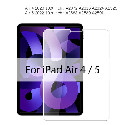 Tempered Glass For iPad 10th Generation Pro 11 12.9 13 M2 M4 Screen Protector for iPad Air 11 5 4 3 Mini 6 7th 8th 9th 10.2 Film